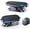 Black, variant on 【2-PACK】Magnetic phone holder for car, [ Super Strong Magnet ] [ with 4 Metal Plate ] iPhone Magnetic car mount for cell phone, [ 360° Rotation ] Universal Dashboard adhesive Car Magnetic Phone Mount
