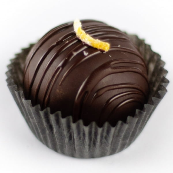 9 Piece Orange Chocolate Truffles by