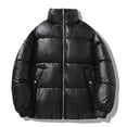 thumbnail image 2 of successthop Winter Puffer Jackets for Women Quilted Oversized Plus Size Outwear with Pockets Zip Coat Winter Clothes Black, 2 of 7