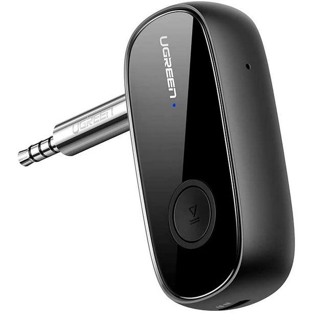 Récepteur Bluetooth UGREEN, adaptateur Bluetooth 5.0 adaptateur audio  auxiliaire avec micro intégré et atpX faible latence pour mains libres 