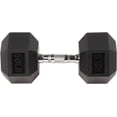 thumbnail image 3 of Rubber Encased Hex Dumbbell in Pairs  Singles or Set, 3 of 5