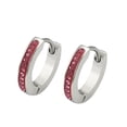 thumbnail image 1 of Arracadas Chicas P/ niña adulto Swarovski Oro Blanco 14K Lam rosa Unitalla, 1 of 4