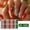 D, variant on FEOLGEHLY Press on Nails Short for Women - Cute Short Square Themed Nail Wraps, Glitter Soccer & Flag Designs, Waterproof Long-Lasting, 16 Adhesive Polish Strips, for Game Day Sports Events
