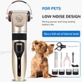 thumbnail image 3 of TIFOR Low Noise Professional Pet Grooming Kit, Rechargeable Pet Hair Clipper for Dogs Cats with Thick Coats, 3 of 3