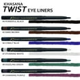 thumbnail image 6 of Khasana Eyeliner Automatic Pencil, Glide On, Waterproof, Ultra Smooth & Creamy Application, Long-Lasting, Luminous Formula, Smudge-Proof, Ophthalmologist Tested, Cruelty Free & Vegan., 6 of 7