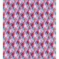thumbnail image 3 of Ambesonne Abstract Art Duvet Cover Set, Watercolor Oval Shapes, Calking, Coral Fuchsia Blue, 3 of 3