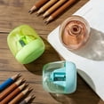 thumbnail image 1 of Yeciiwht Manual Mini Pencil Sharpener - Portable Compact Sharpener Classroom Homework Supplies Green, 1 of 7