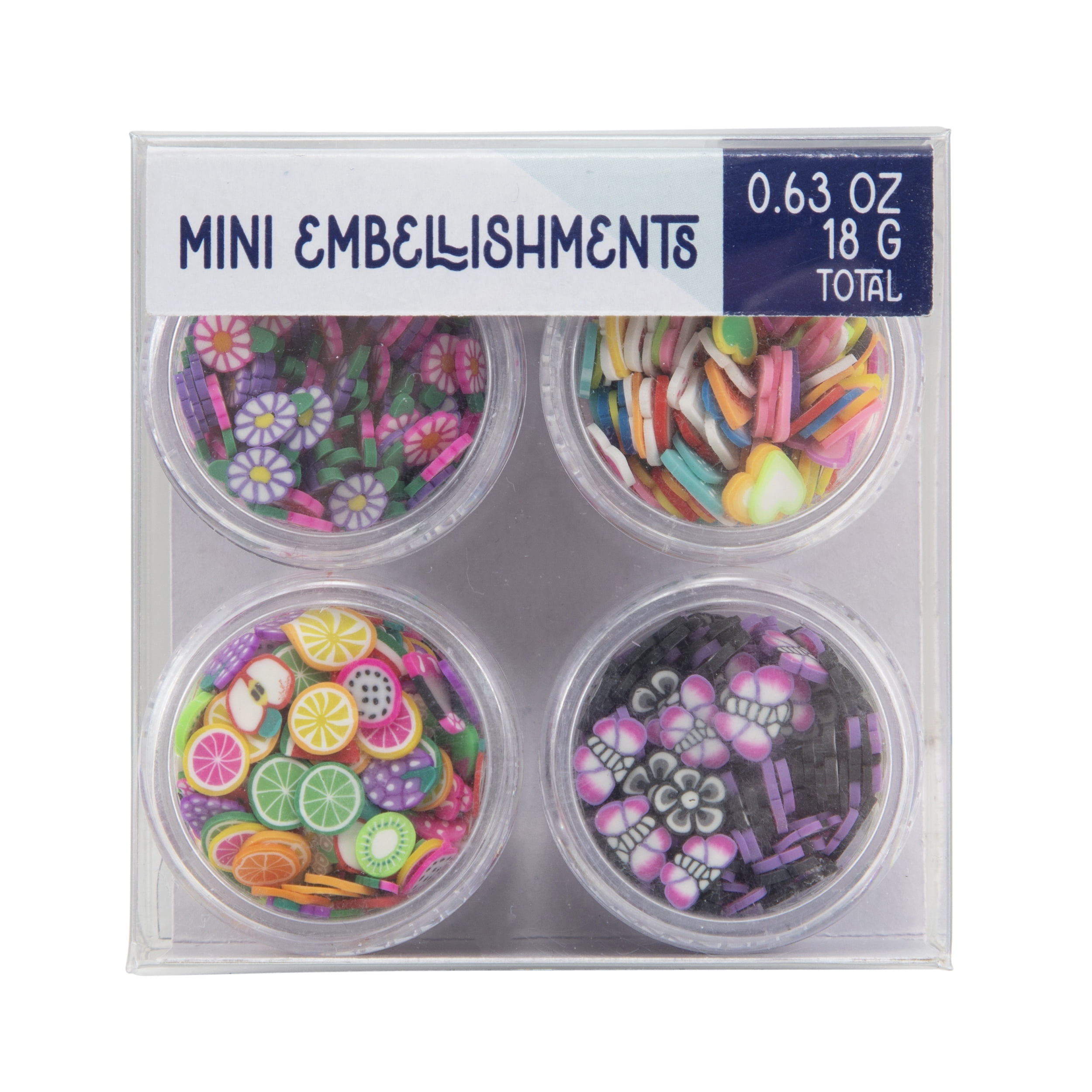 (2 pack) Sulyn 0.63oz Embellishment Mixes- Hello Spring Theme, Plastic Container