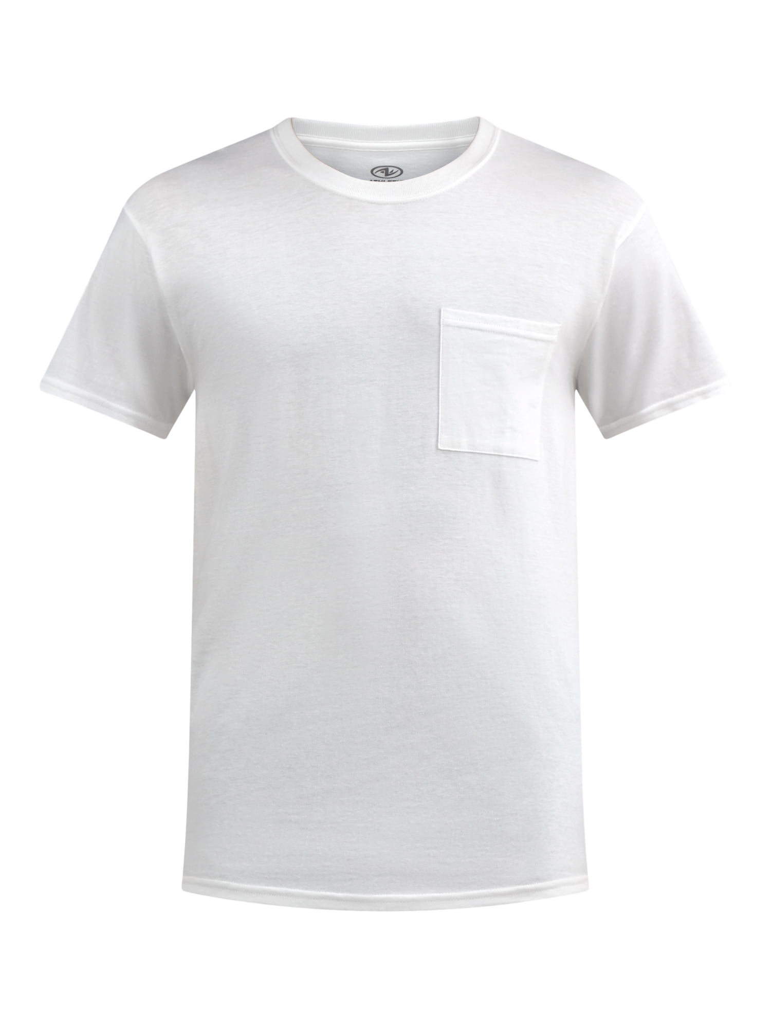 Athletic Works Men's and Big Men's Cotton Pocket Tee, Sizes XS-5XL and Tall Sizes