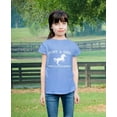 thumbnail image 2 of Tstars Just A Girl Who Loves Horses Kids T-Shirt - Horse Lover Tee - XL, California Blue, 2 of 6