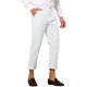 thumbnail image 5 of Pantalones a rayas INSPIRE CHIC para hombre, corte ajustado, frente plano, recortados y cónicos, blancos, talla 38, 5 of 5