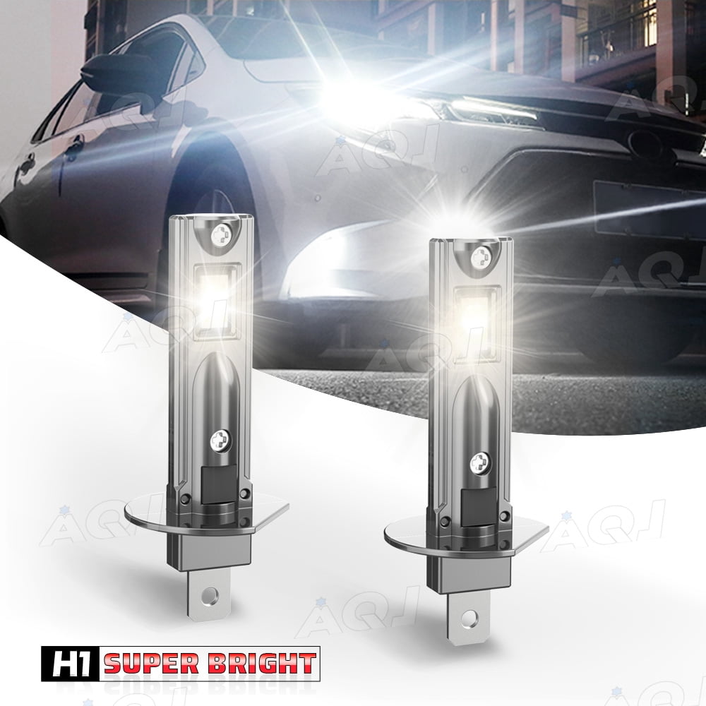 Compatible with Kia Rio Hatchback 2012-2018 LED High Low Beam Lamp Set 4 Pack - 30,000LM 6000K White 300% Super-Bright Bulb, Plug & Play