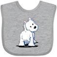 thumbnail image 3 of Inktastic Fluffy Butt Westie Boys or Girls Baby Bib, 3 of 4