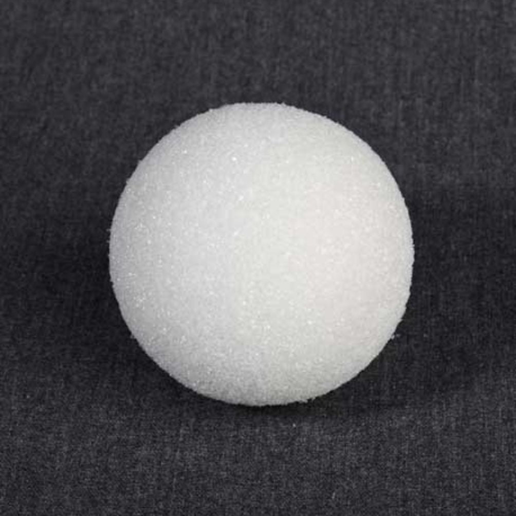 8pc White Styrofoam Balls - for Everyday Crafting - Factory Direct Craft