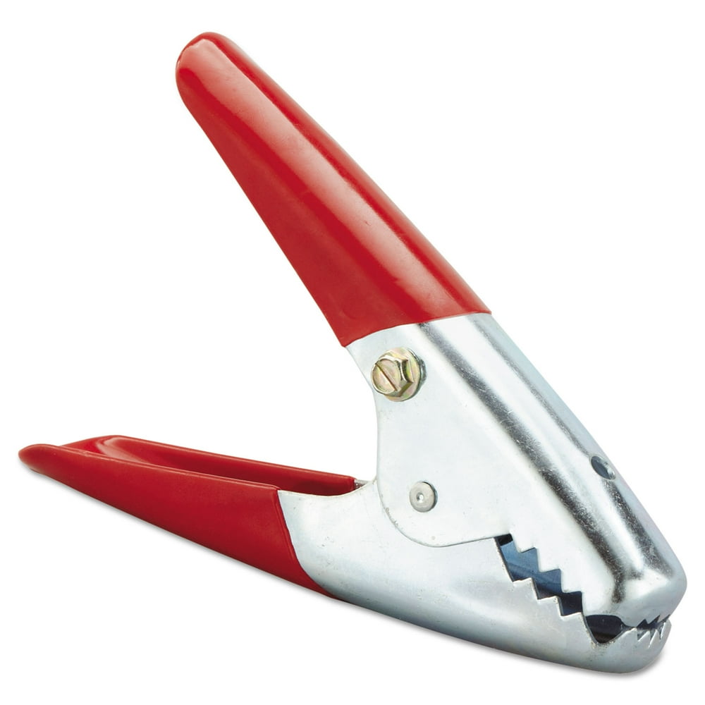 Battery Clamp, HeavyDuty, Red