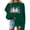 Green2, variant on FDGIU Funny Christmas Hoodie for Women - Lightweight Pullover with Pockets, Holiday Graphic Sweatshirts