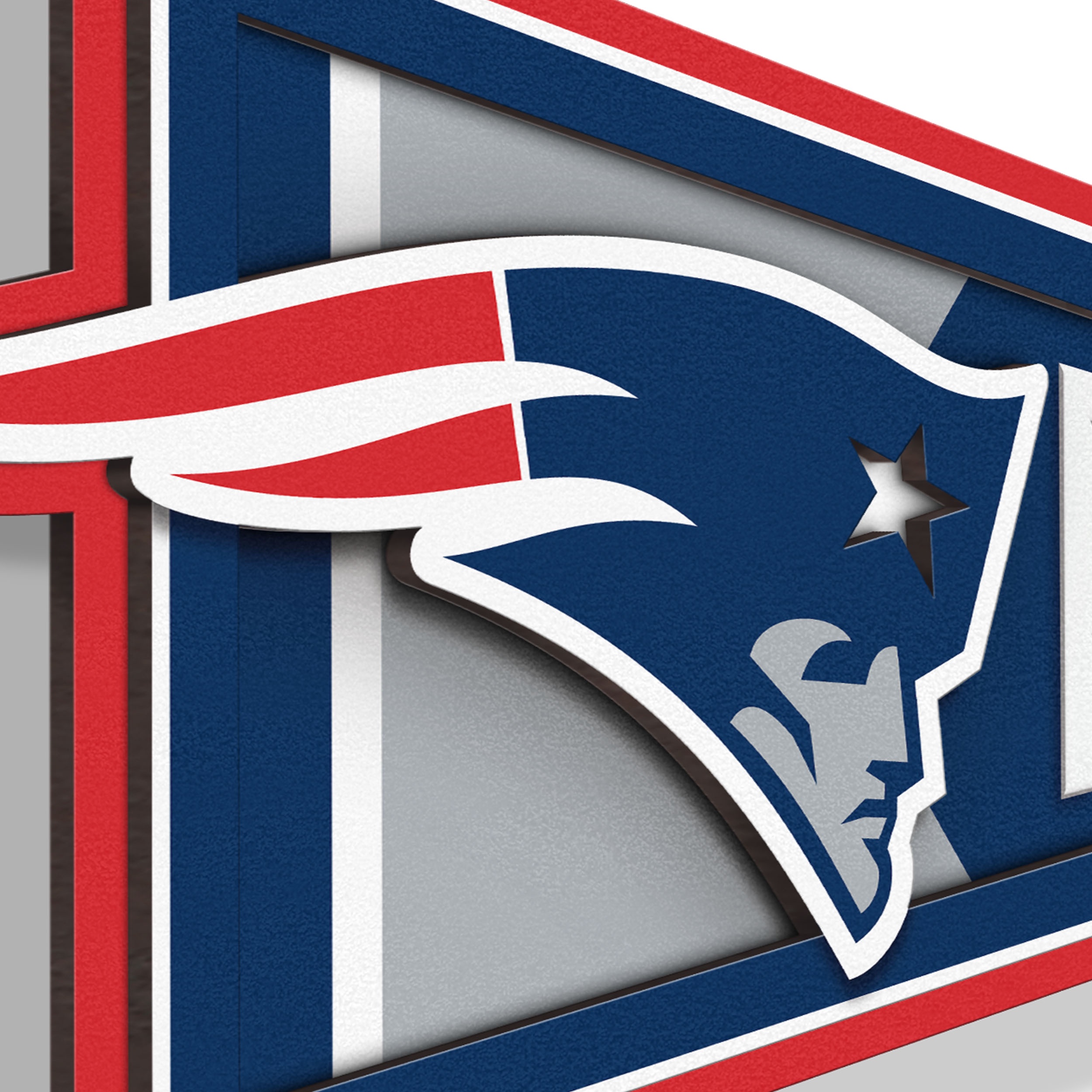 YouTheFan NFL New England Patriots Pennant Sign
