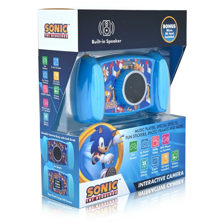 SEGA Sonic The Hedgehog Accutime Kids Interactive Digital Camera