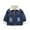 Dark Blue, variant on Annhoo Infant Boys Girls Winter Sherpa Lined Jacket Baby Long Sleeve Lapel Warm Coats Button Outwear with Pockets