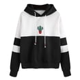 thumbnail image 3 of Munlar Womens Cardigan Sweaters,Fashion Women Casual Hooded Slim-fit Cactus Print Sweater Coat, 3 of 3