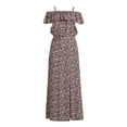 thumbnail image 5 of No Boundaries Juniors' Ruffle Crop Top and Maxi Skirt, 2-Piece Set, 5 of 5