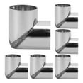 thumbnail image 3 of Miangastore Greenhouse Frame Pipe Connectors Silver 6Pcs Three-Way 1.6In, 3 of 8