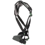 Msa Safety Full Body Harness,Size M/L,Black 10239740