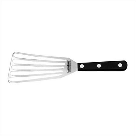 LamsonSharp Kitchen Necessities 3'' x 6'' Chef s Left Hand Slotted Turner