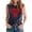 A-Dark Blue530, variant on Womens Tank Tops Crew Neck Sleeveless Summer Tops Loose Fit Canada Moose Letter Graphic Print Casual Basic Tops