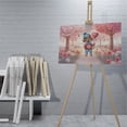 thumbnail image 4 of Happy Valentine’s Day Adorable Rhodesian Ridgeback Puppy Holding Heart Balloon Horizontal Matte Canvas Poster Ridgebacks Dog Lover Gifts Wall Art Home Decor - 00030, 4 of 5