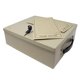 thumbnail image 3 of Caja de seguridad Nadex ignífuga con cerradura de llave, 3 of 4