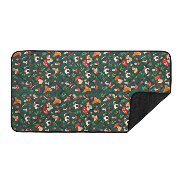 Sinyiin Machine Washable Bunnies Cage Mats High Absorbency Layer Leakproofed Design Anti Smell Protecting