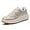 Glod Knit, variant on Women’s Chunky Platform Sneakers | Orthopedic Walking Shoes with Arch Support | Breathable Knit Uppers | Casual Shoes with Non-Slip Rubber Outsole | Perfect for Travel, Shopping | White Tennis Shoes