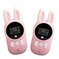 thumbnail image 1 of 2 piezas de Walkie Talkies Sunnimix con linterna LCD retroiluminada rosa para niños de 3 a 12 años, 1 of 8