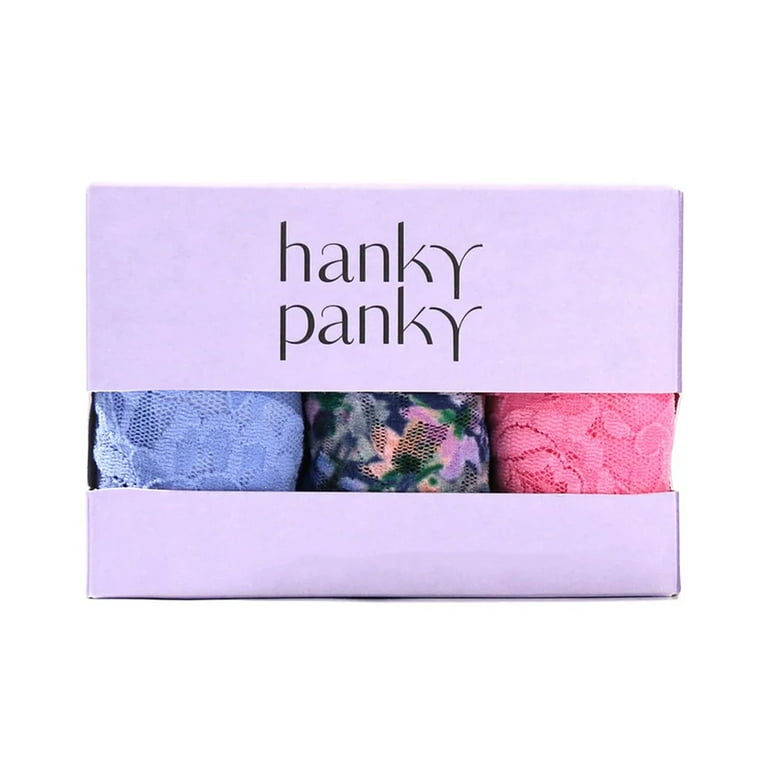 Hanky Panky 3-PACK Signature Lace Low Rise Thong (49113PK