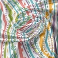 thumbnail image 5 of Ambesonne Abstract Valance Pack of 2, Vertical Swirl Lines, 42"X12", Multicolor, 5 of 5