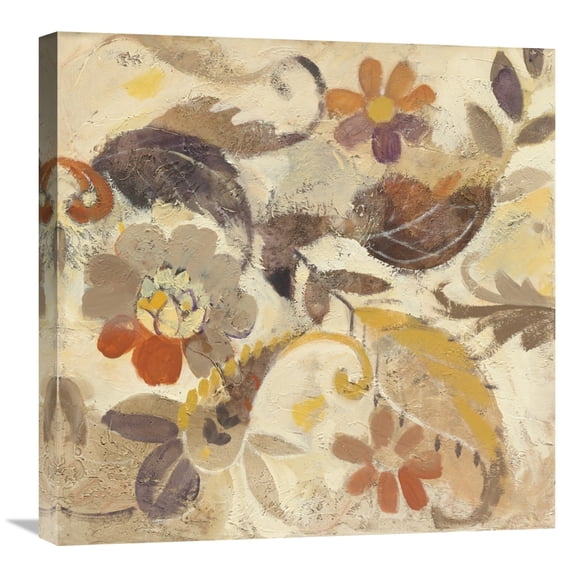 Global Gallery Albena Hristova 'Fall Paisley I' Canvas Wall Art