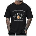 thumbnail image 1 of AWZXDE T-Shirts pour Hommes Imprimé Thème Halloween Col Rond Décontracté Graphique Feu Grande Taille Chemise Imprimée Couleur Unie Manches Courtes pour Confort et Style, 1 of 6