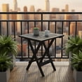 thumbnail image 3 of Gracious Living Outdoor Resin Folding Side Table Black, 3 of 5