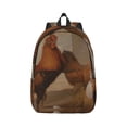thumbnail image 2 of Rocae Oil Painting Chicken And Duck for Durable Canvas Backpack Leisure Large Bag Travel Rucksack Multi-function Backpack Medium, 2 of 8
