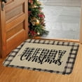 thumbnail image 5 of Christmas Doormat, Kitchen Floor Mat, Oil Absorbent Stain Resistant Entry Door Rug, Polyester Material Non Slip Low Profile Indoor Holiday Home Decoration Carpet 40x60cm, 5 of 7