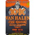 thumbnail image 1 of Placa Metal Vintage AC DC Pintura Hierro Rectangular Arte Pared Del 20x30cm, 1 of 9