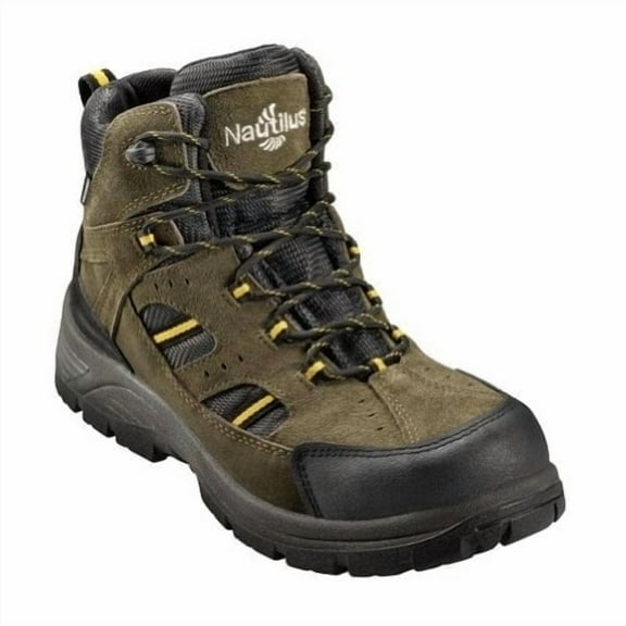FSI FOOTWEAR SPECIALTIES INTERNATIONAL NAUTILUS Nautilus Safety Footwear Mens Steel Toe EH Waterproof Hiker Work Boot