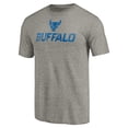 thumbnail image 2 of Buffalo Bulls Classic Primary Tri-Blend T-Shirt - Gray, 2 of 3