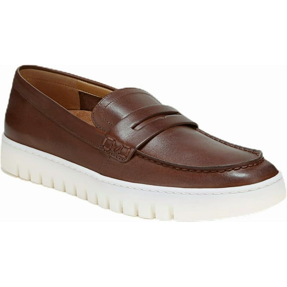 Vionic Men's Uptown Loafer Coffee Leather 8W