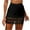Black, variant on Ohufall Mini Skirt Women's Beach Strap Hollow Wrap Hip Beach Skirt Half Length Skirt Summer Skirts