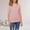 Pink, variant on Bovemsi Women's Short Sleeves Sweaters V Neck Soft Pullover Top, Black Women's Summer Short Sleeve T-Shirts, L