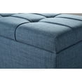 thumbnail image 5 of Better Homes & Gardens Pintucked Storage 42" Bench, Blue, 5 of 5