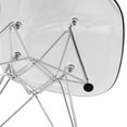 thumbnail image 7 of Cresco Molded Eiffel Side Chair, Set of 4 - Clear, 7 of 7