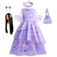 thumbnail image 1 of Vestido de fiesta de cumpleaños de princesa Isabella para niños, vestido de baile de tul Floral para niñas pequeñas, Cosplay personalizado, 2-10T Fivean unisex, 1 of 2